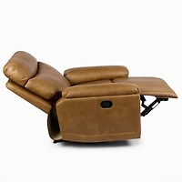Brooks Pebble Faux Leather Recliner