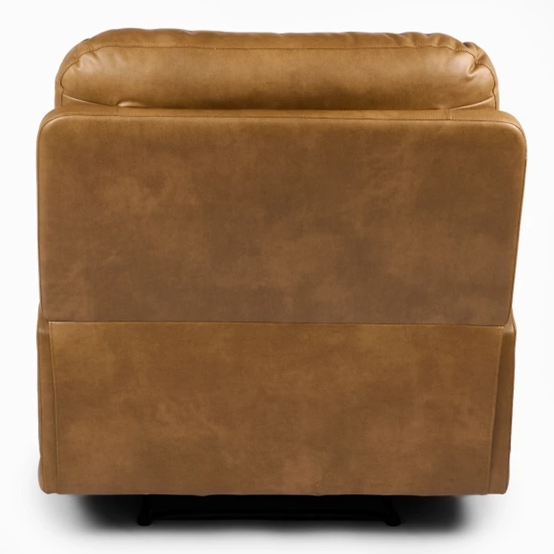 Brooks Pebble Faux Leather Recliner