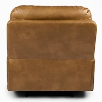Brooks Pebble Faux Leather Recliner