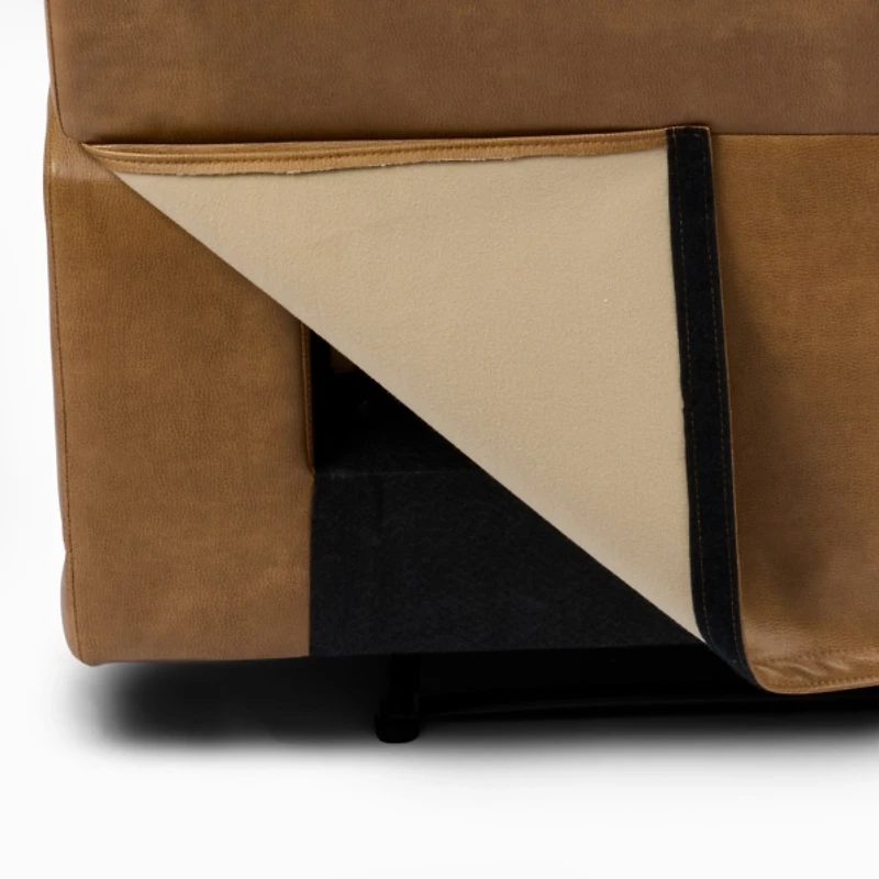 Brooks Pebble Faux Leather Recliner