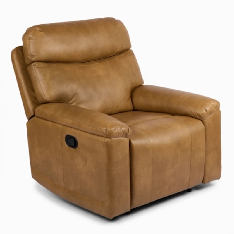 Brooks Pebble Faux Leather Recliner