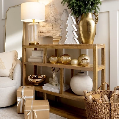 Natural Mango Wood Banff Console Table