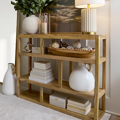 Natural Mango Wood Banff Console Table