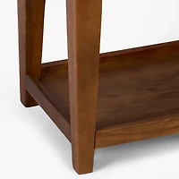 Penny Brown Wood Arch Bar Cabinet