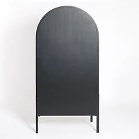 Two Tone Wood Arch Flynn Cabinet