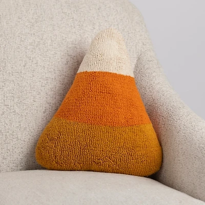 Candy Corn Shaped Pillow