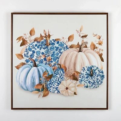 Toile Pumpkins Framed Art Print