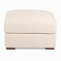 Brooks Sand Upholstered Ottoman
