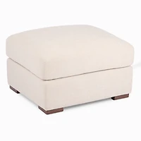 Brooks Sand Upholstered Ottoman