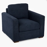 Brooks Blue Upholstered Armchair