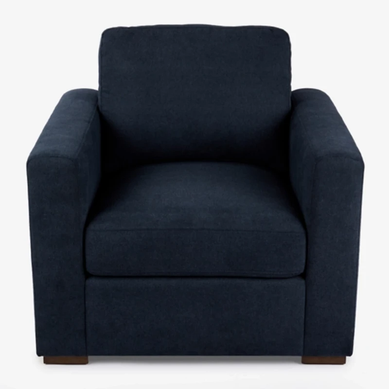 Brooks Blue Upholstered Armchair