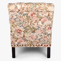 Jewel Floral Tufted Rebecca Armchair