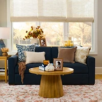 Brooks Blue Upholstered Sofa