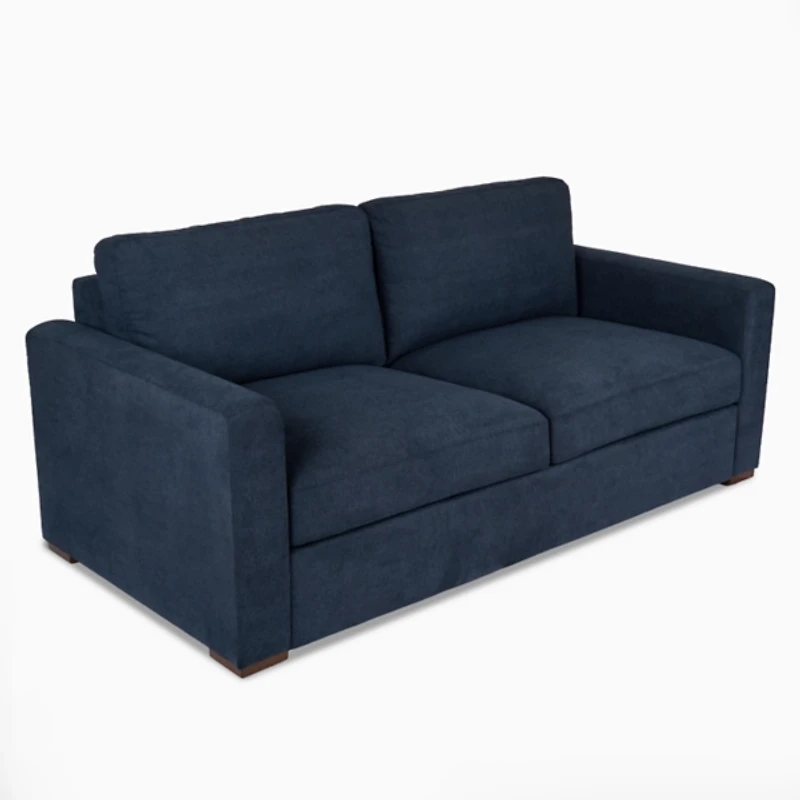 Brooks Blue Upholstered Sofa