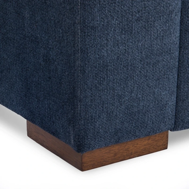 Brooks Blue Upholstered Sofa