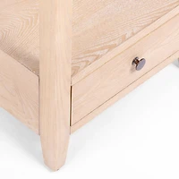 Duncan Natural Whitewash Wood End Table