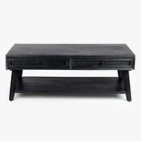 Black Cane Coffee Table
