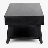Black Cane Coffee Table