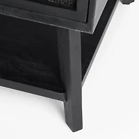 Black Cane Coffee Table