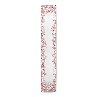 Red Floral Border Table Runner