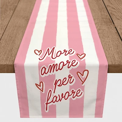 More Amore Per Favore Table Runner, 72 in.