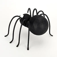 Glittery Metal Spider Halloween Decoration