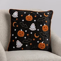 Boucle Halloween Icons Pillow