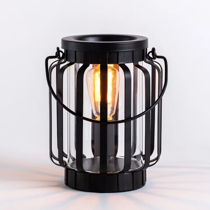 Black Edison Bulb Lantern Wax Warmer