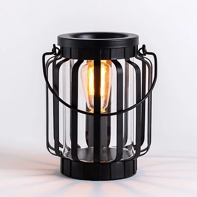 Black Edison Bulb Lantern Wax Warmer