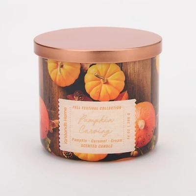 Pumpkin Carving 3-Wick Jar Candle