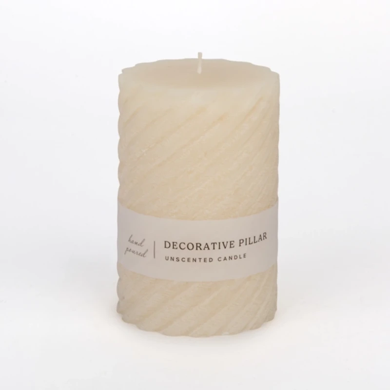 Spiral Pillar Candle