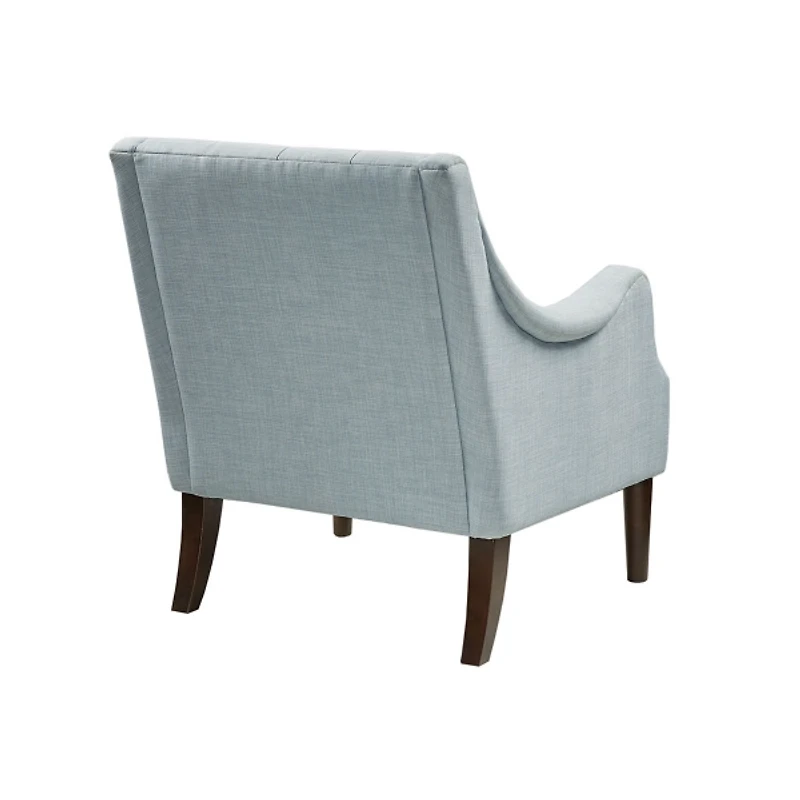 Elle Tufted Dusty Blue Accent Chair