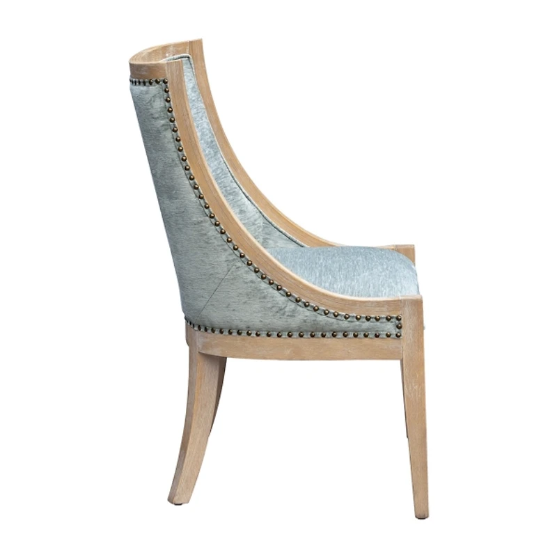 Soft Green Upholstered Elmcrest Dining Chair