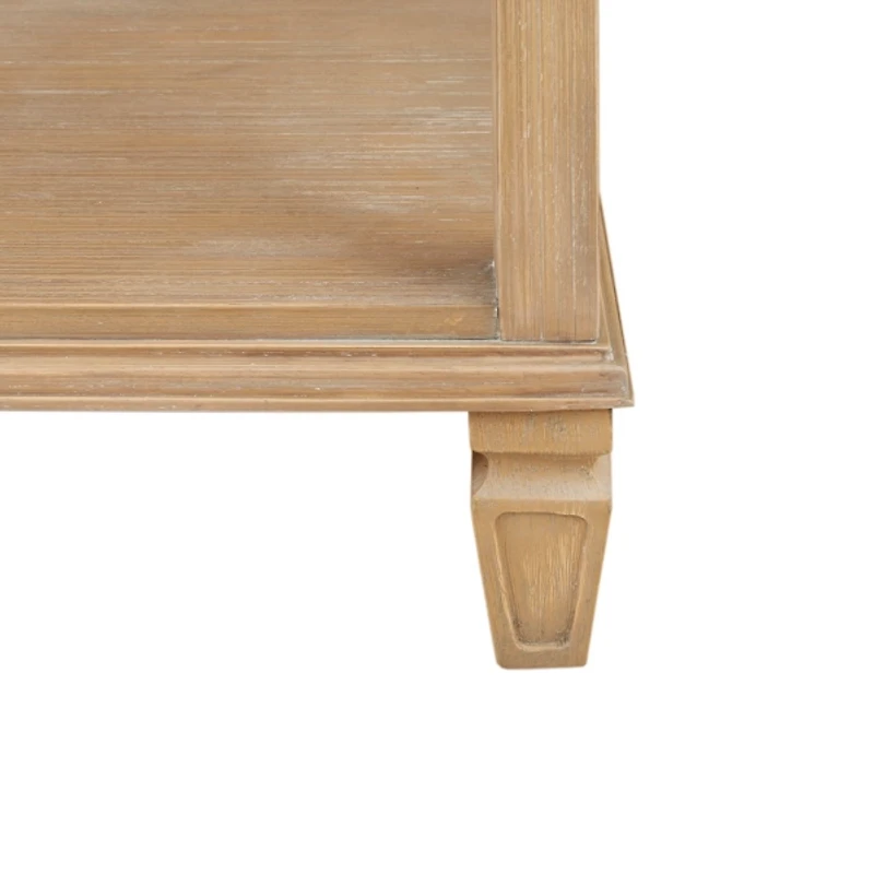 Natural Victoria 1-Drawer Nightstand