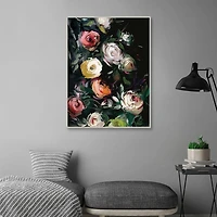 Rosarium Framed Canvas Art Print