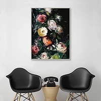 Rosarium Framed Canvas Art Print