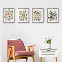 Botanical Blend Framed Art Prints, Set of 4