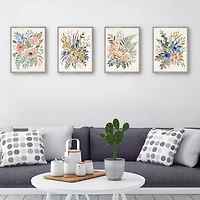 Botanical Blend Framed Art Prints, Set of 4