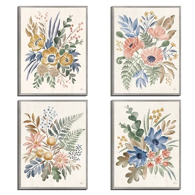 Botanical Blend Framed Art Prints, Set of 4