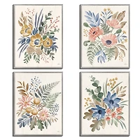 Botanical Blend Framed Art Prints, Set of 4