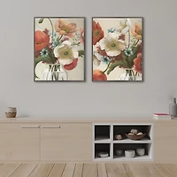Poppy Time Framed Art Prints, Set of 2