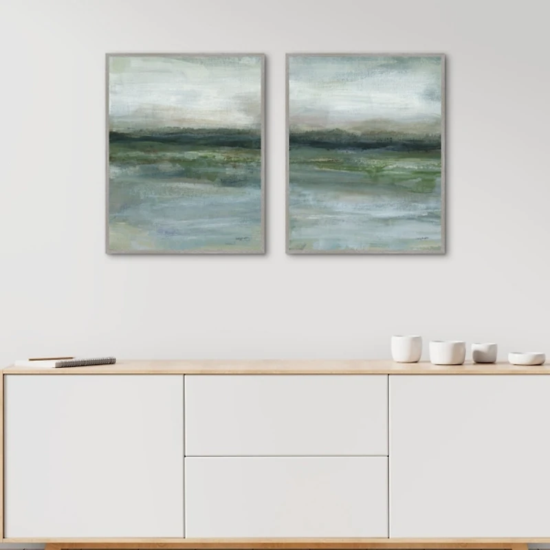 Time Lapse Framed Art Prints, Set of 2