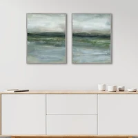 Time Lapse Framed Art Prints, Set of 2