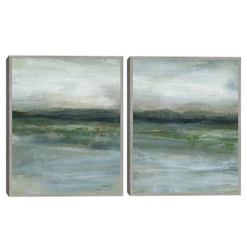 Time Lapse Framed Art Prints, Set of 2