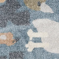 Safari Animals Kids Washable Area Rug, 5x7