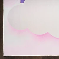 Imagination Rainbow Cloud Washable Area Rug