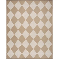 Jute Diamond Washable Area Rug