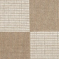 Jute Square Pattern Washable Area Rug