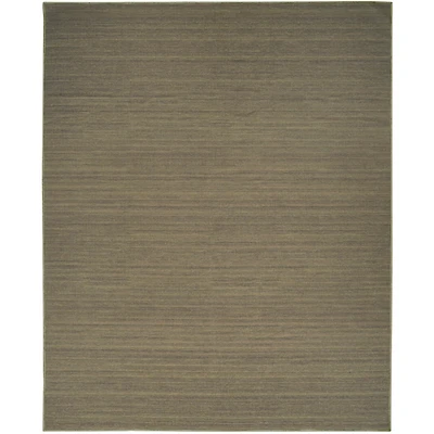 Solid Green Washable Area Rug, 8x10