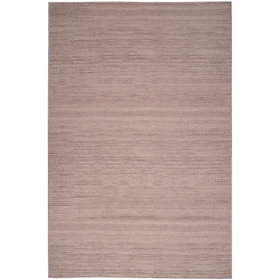 Solid Natural Washable Area Rug